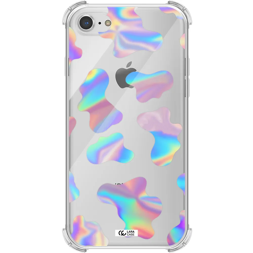 Colorful Spots Apple iPhone 8 Clear PC Case