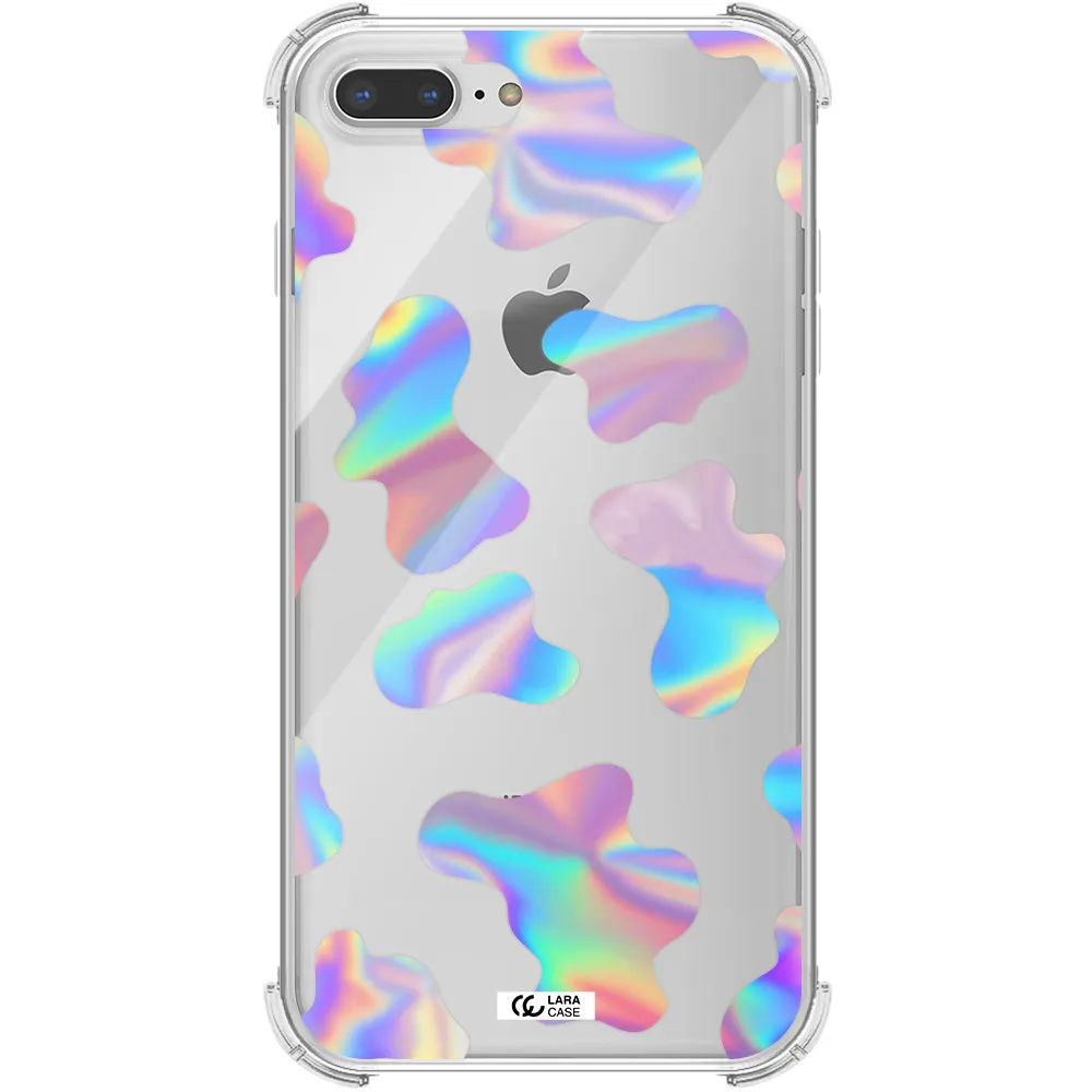 Colorful Spots Apple iPhone 8 plus Clear PC Case
