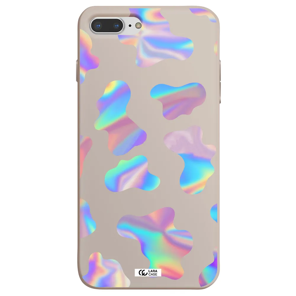 Colorful Spots Apple iPhone 8 plus Silicone Stone Case