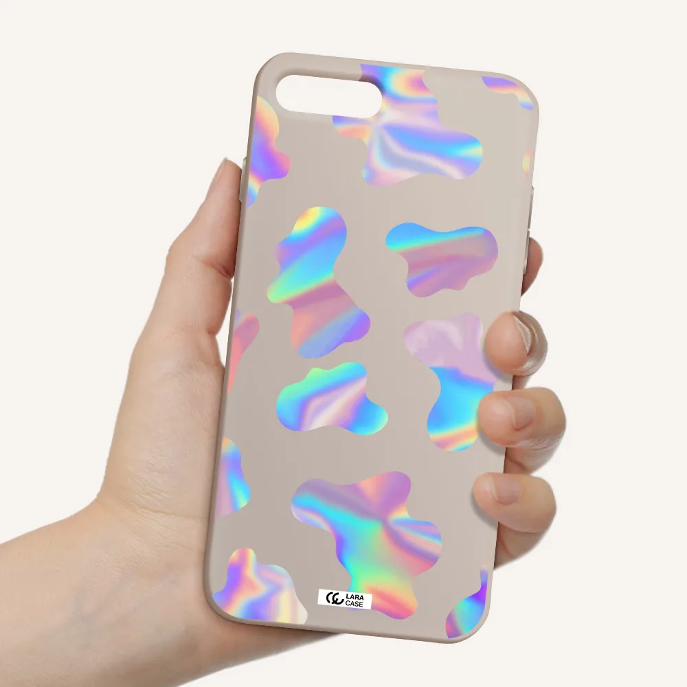 Colorful Spots Apple iPhone 8 plus Silicone Stone Case