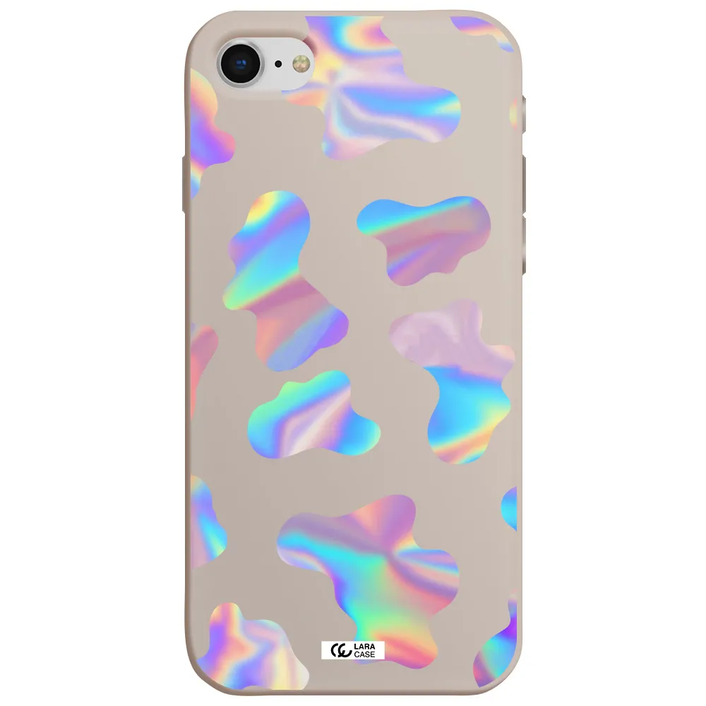Colorful Spots Apple iPhone se 2020 Silicone Stone Case