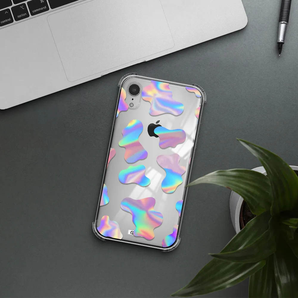 Colorful Spots Apple iPhone XR Clear PC Case