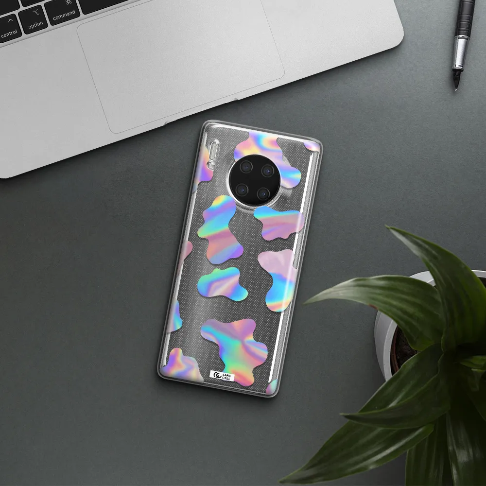 Colorful Spots Huawei Mate 30 Pro Clear TPU Case