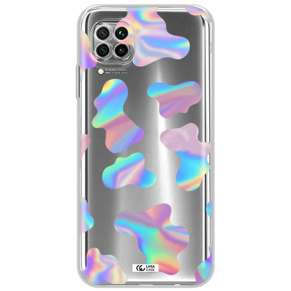 Colorful Spots Huawei Nova 7I Clear Tpu Case