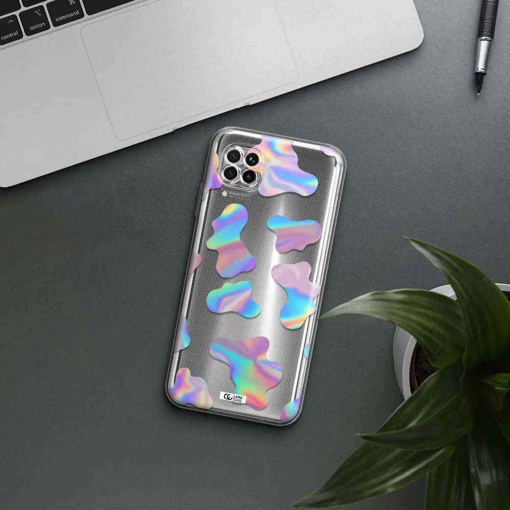 Colorful Spots Huawei Nova 7I Clear Tpu Case