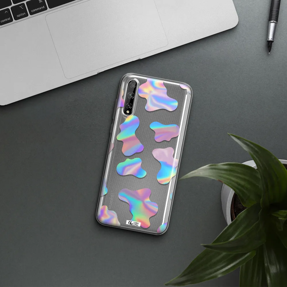 Colorful Spots Huawei P Smart S Clear TPU Case