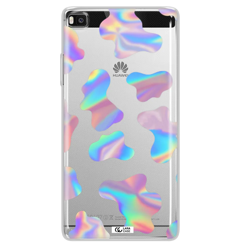 Colorful Spots Huawei P8 Clear TPU Case