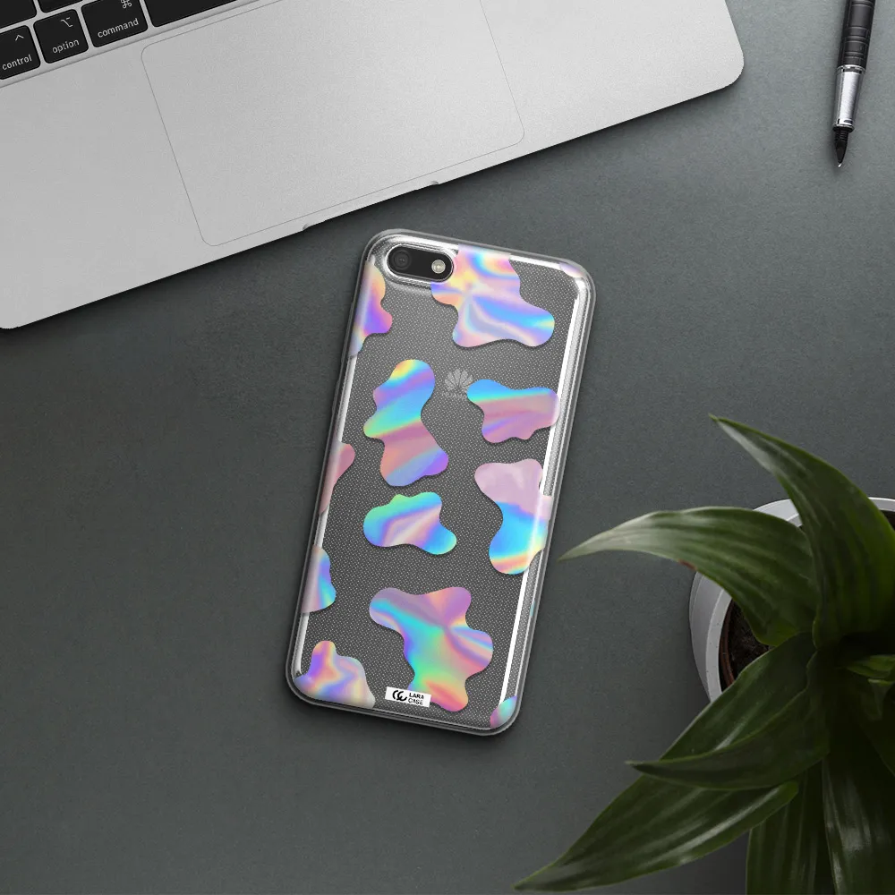 Colorful Spots Huawei Y5 2018 Clear TPU Case