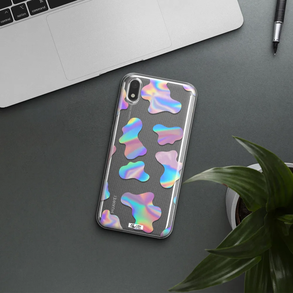 Colorful Spots Huawei Y5 2019 Clear TPU Case