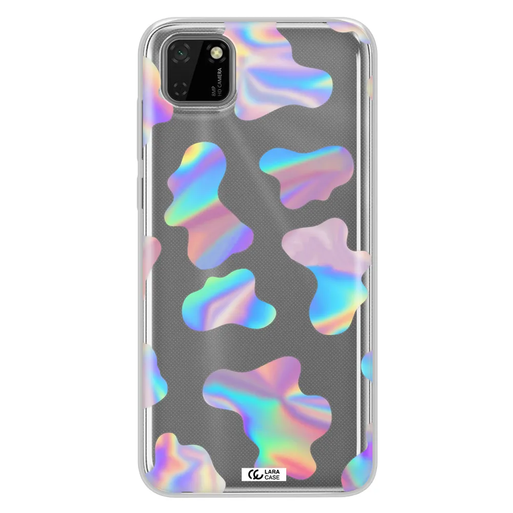 Colorful Spots Huawei Y5P Clear TPU Case