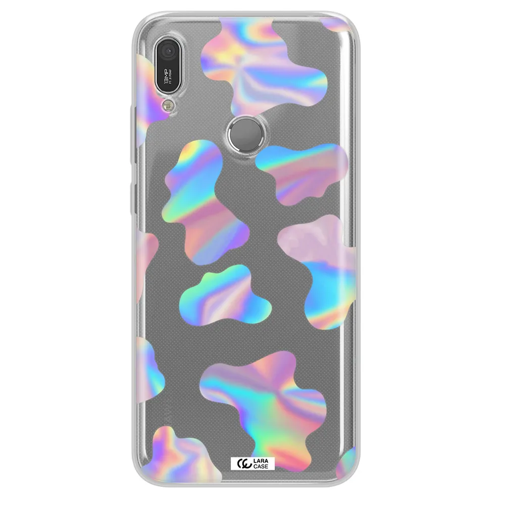 Colorful Spots Huawei Y6 2019 Clear TPU Case