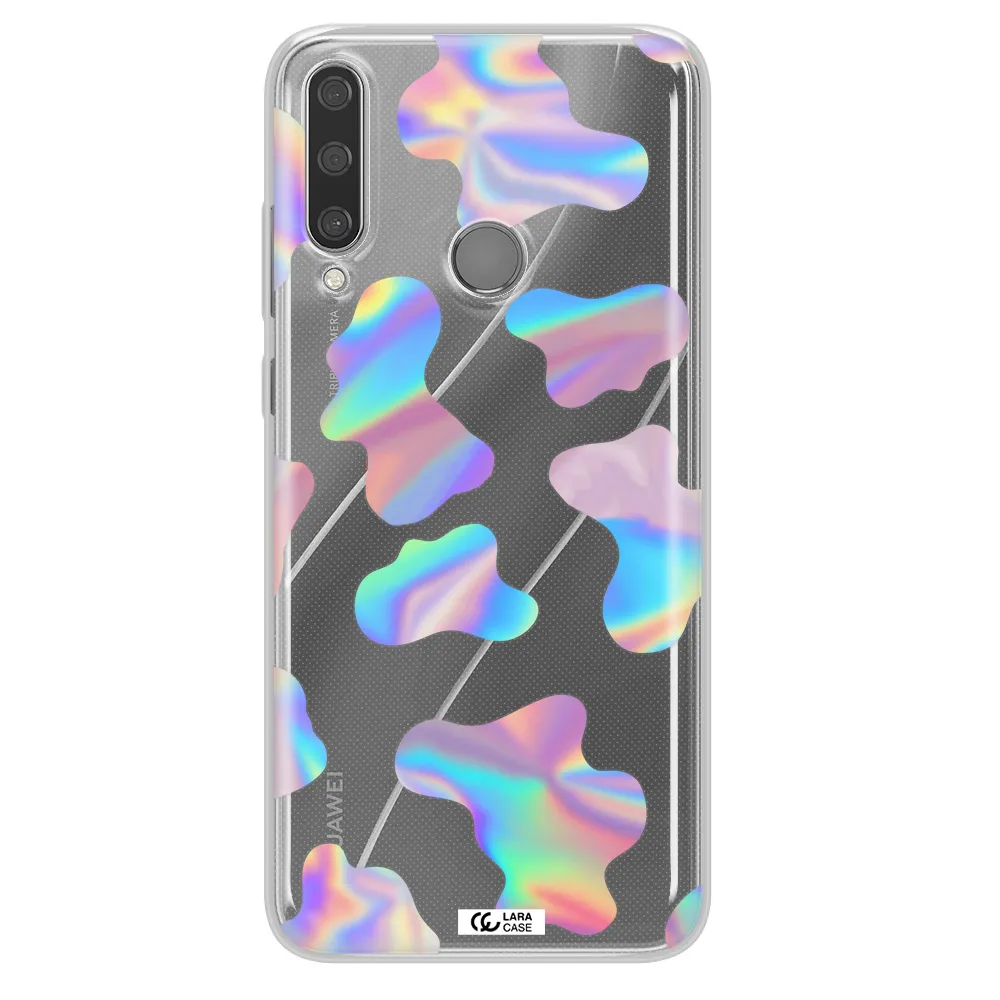 Colorful Spots Huawei Y6P Clear TPU Case