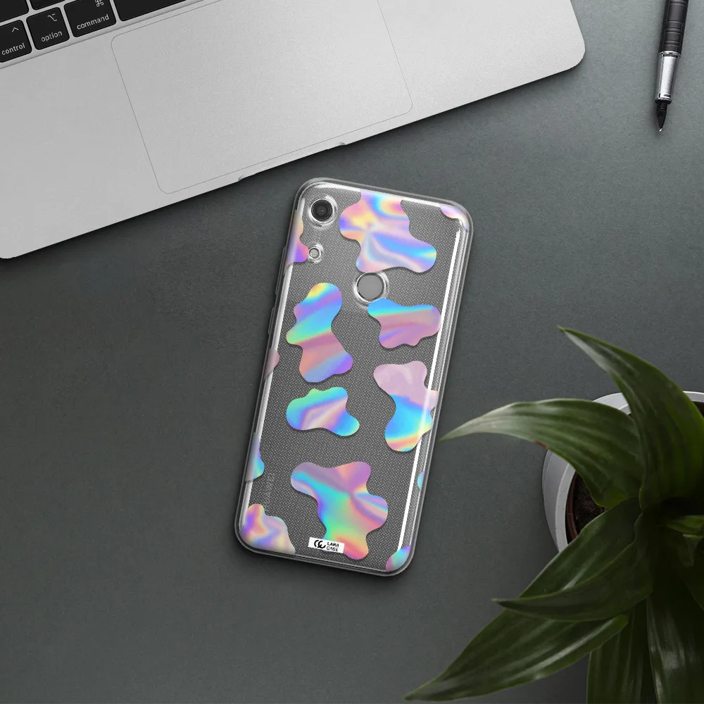 Colorful Spots Huawei Y6S Clear TPU Case