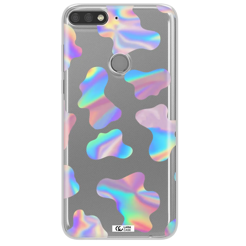 Colorful Spots Huawei Y7 Prime 2018 Clear TPU Case