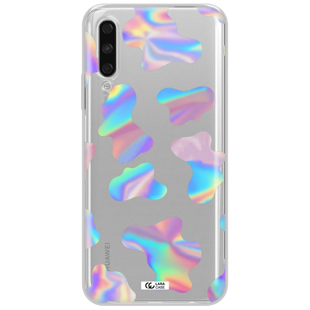 Colorful Spots Huawei Y9S Clear Tpu Case