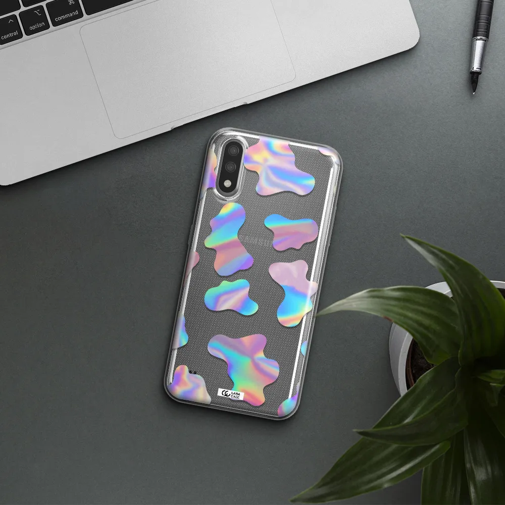 Colorful Spots Samsung A01 Clear TPU Case