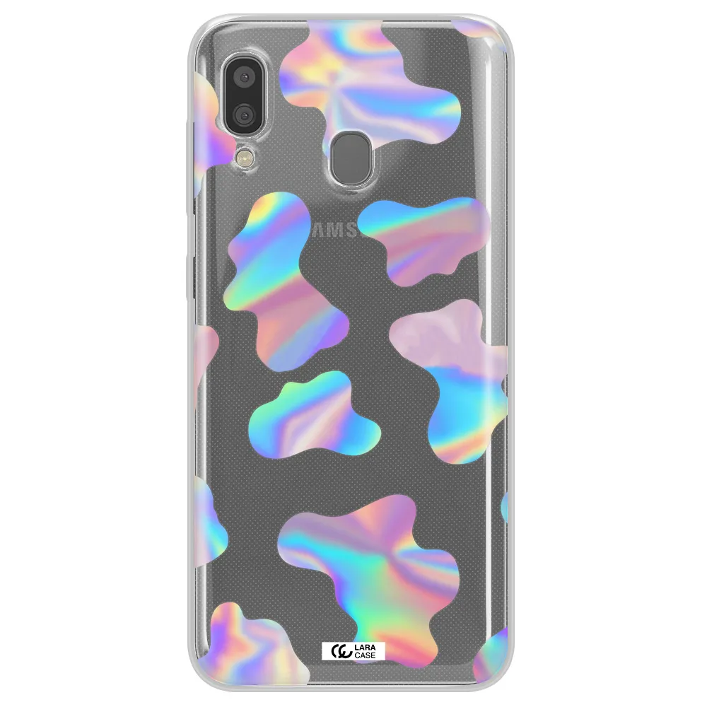Colorful Spots Samsung A20 Clear TPU Case