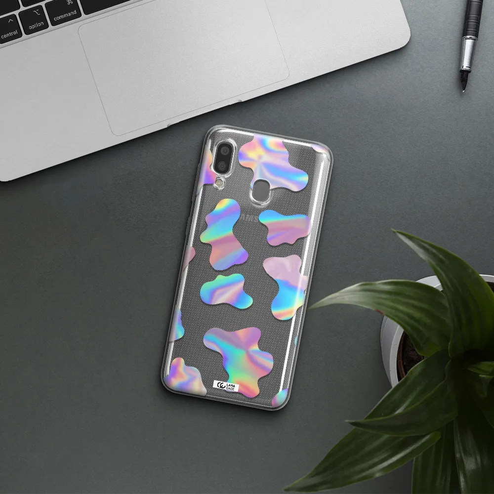 Colorful Spots Samsung A20 Clear TPU Case