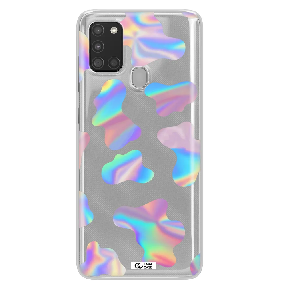 Colorful Spots Samsung A21S Clear TPU Case