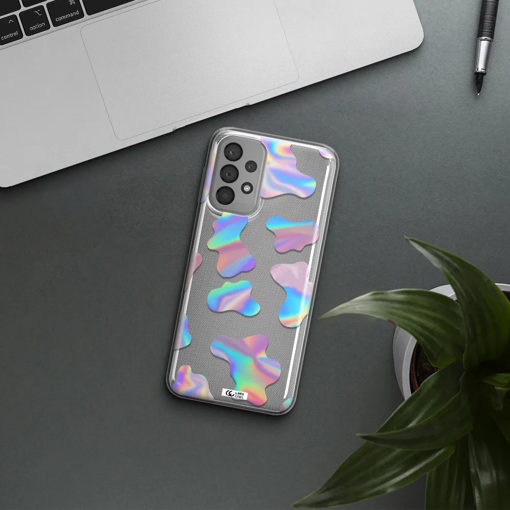 Colorful Spots Samsung A23 Clear TPU Case