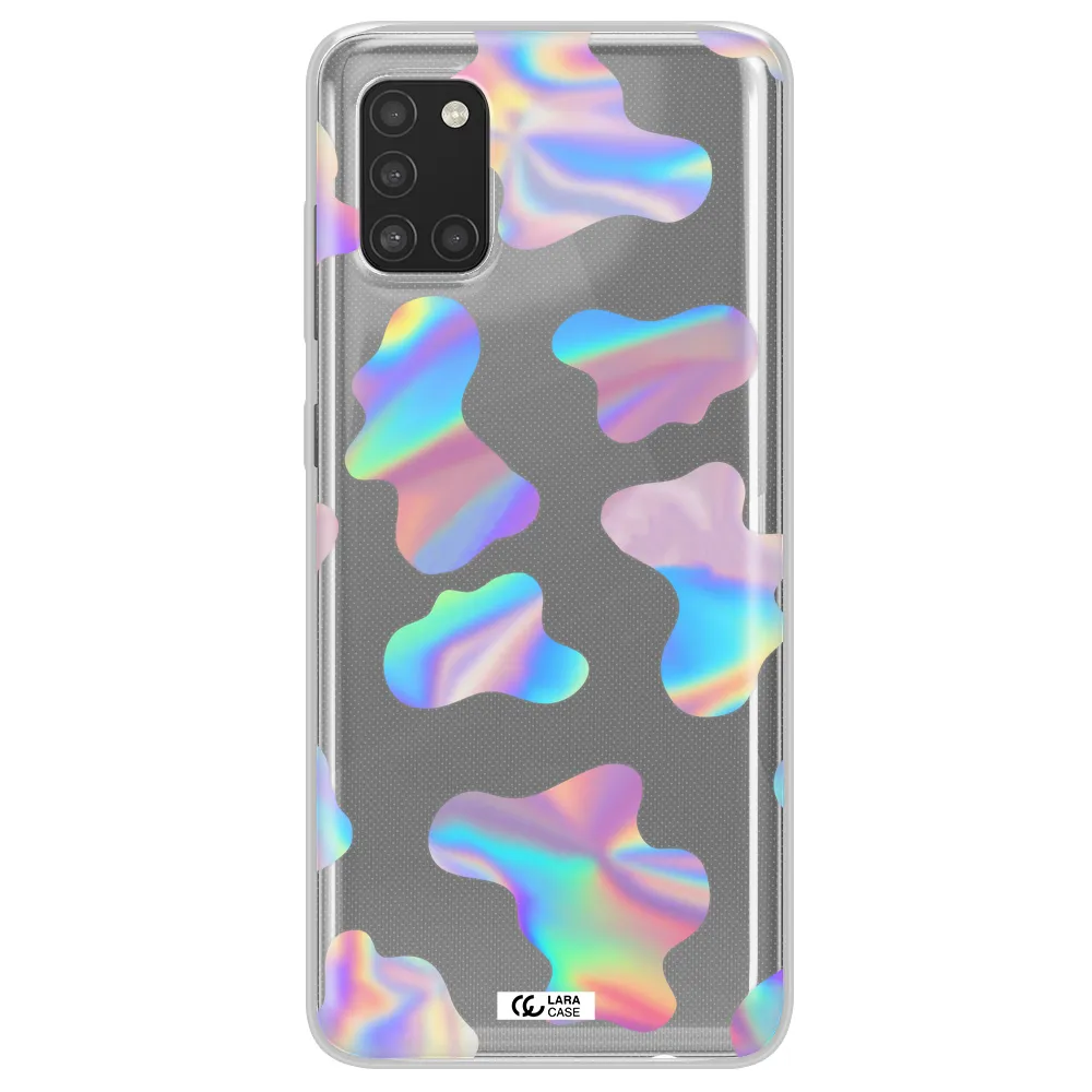 Colorful Spots Samsung A31 Clear TPU Case