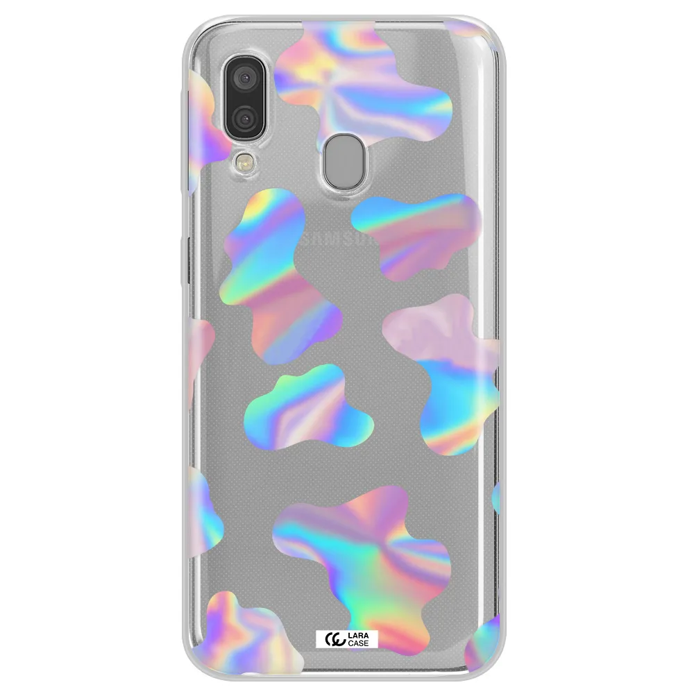 Colorful Spots Samsung A40 Clear TPU Case