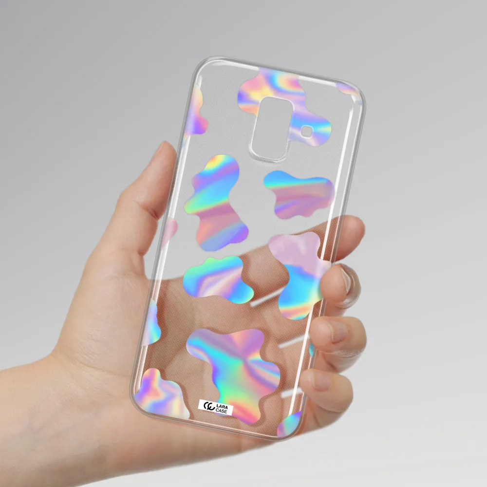 Colorful Spots Samsung A6 Clear TPU Case