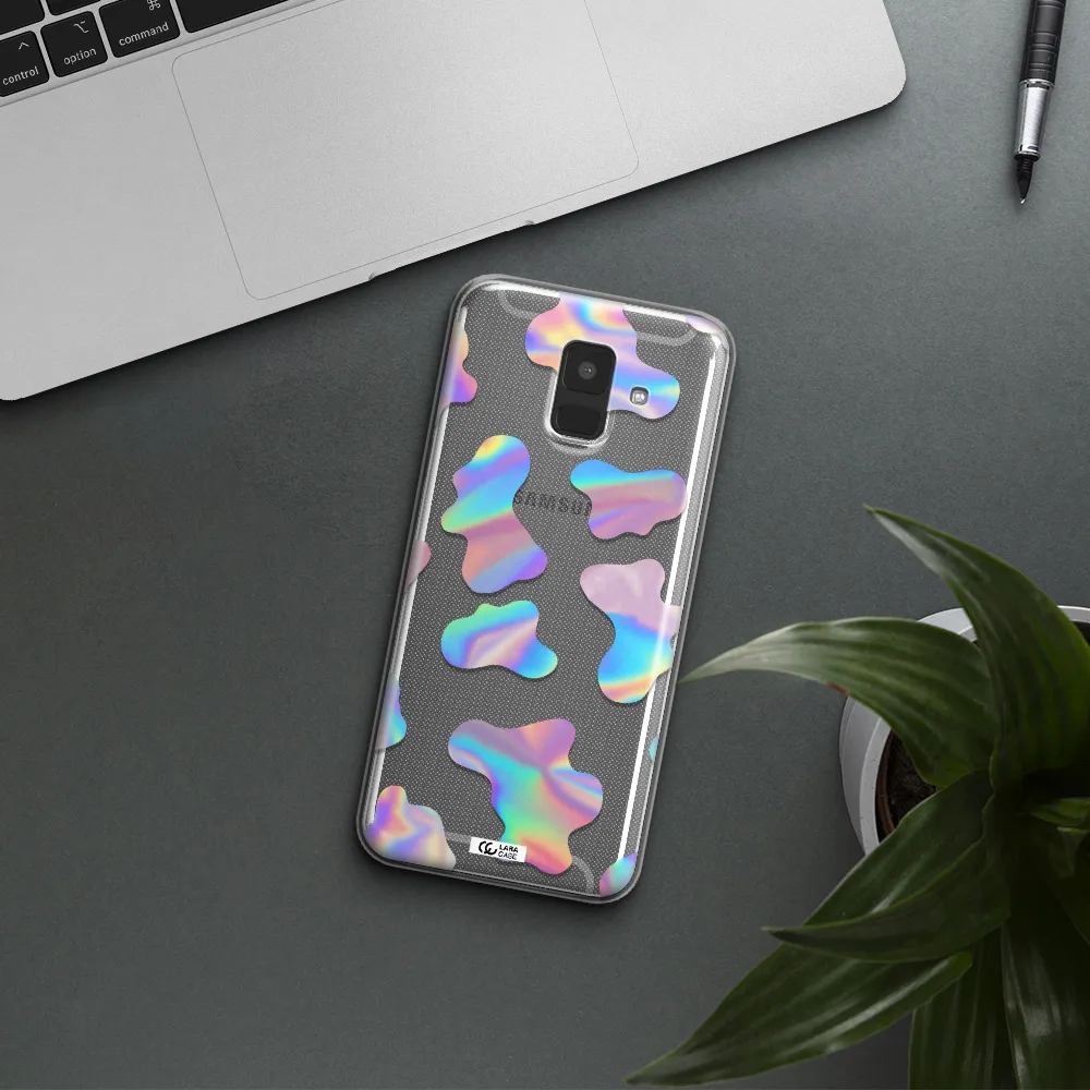 Colorful Spots Samsung A6 Clear TPU Case