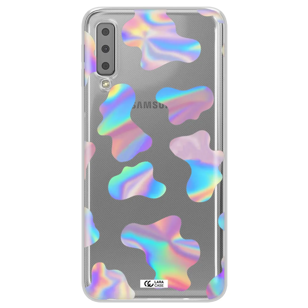 Colorful Spots Samsung A7 2018 Clear TPU Case
