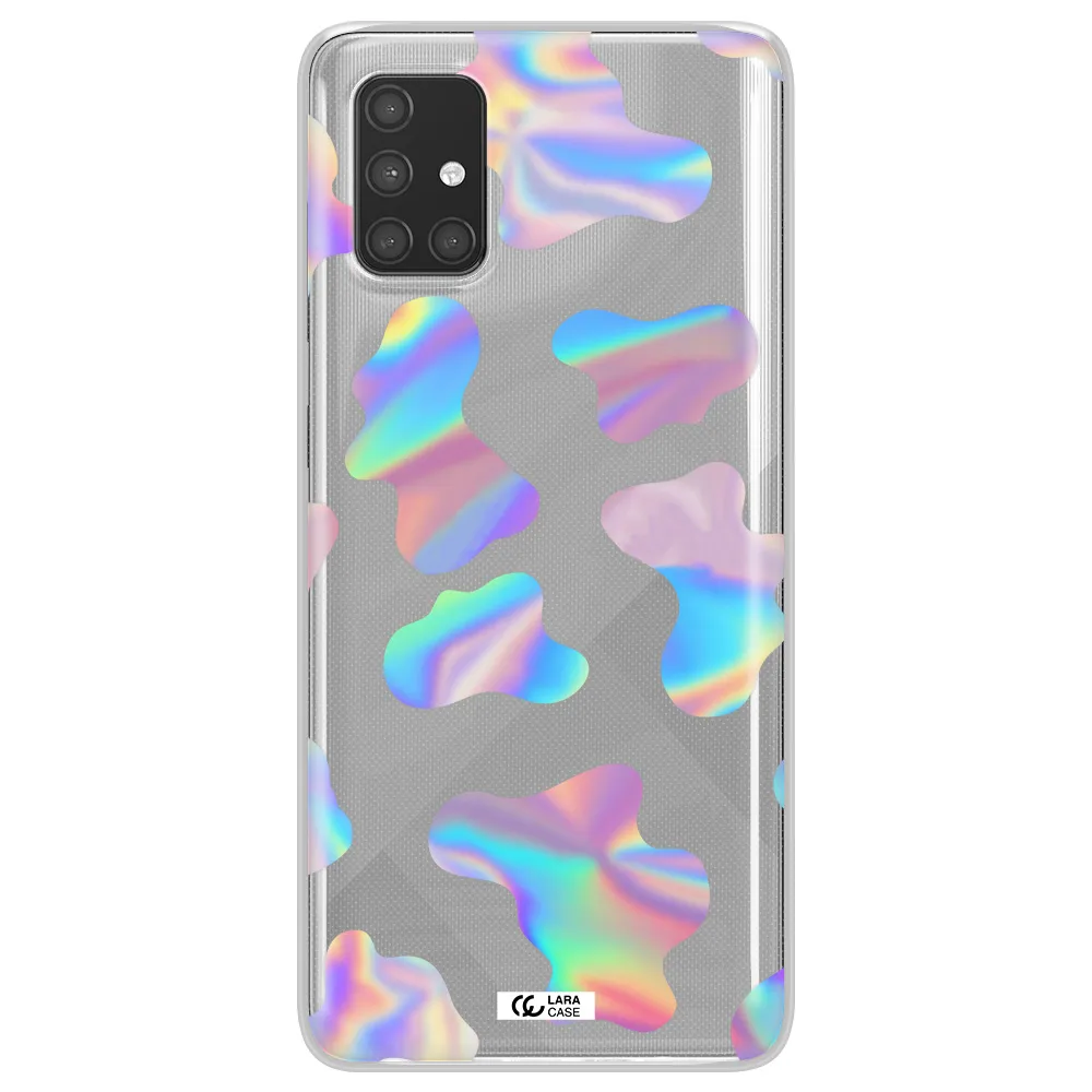 Colorful Spots Samsung A71 Clear TPU Case