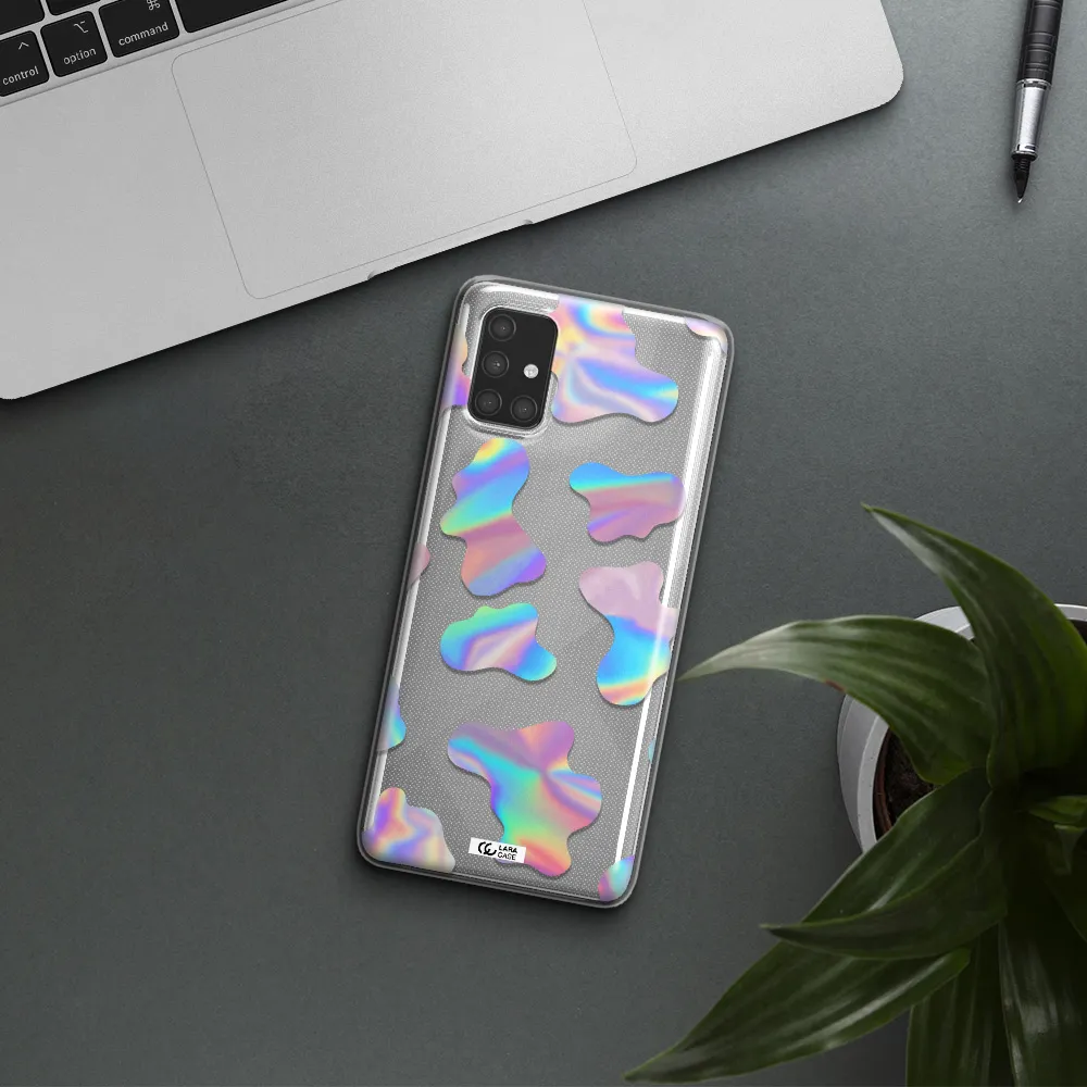 Colorful Spots Samsung A71 Clear TPU Case
