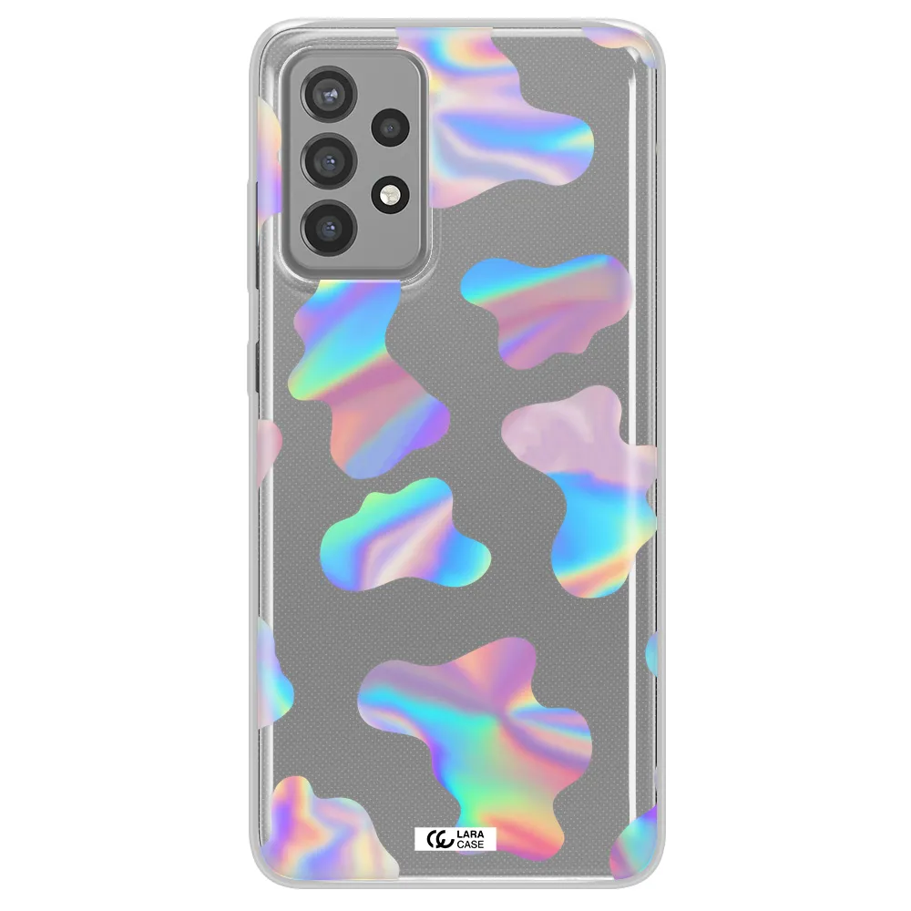 Colorful Spots Samsung A72 Clear TPU Case