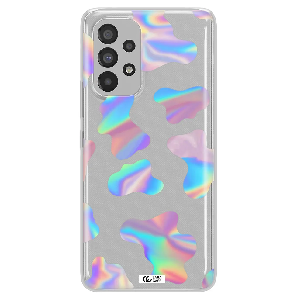 Colorful Spots Samsung A73 Clear TPU Case