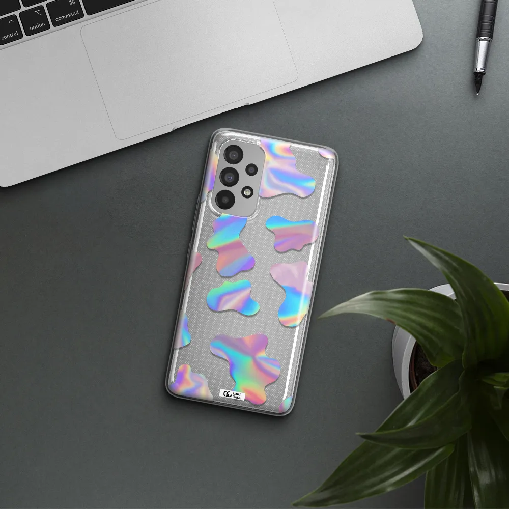 Colorful Spots Samsung A73 Clear TPU Case