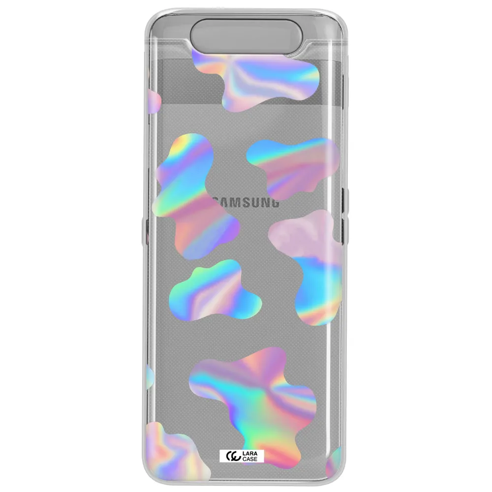 Colorful Spots Samsung A80 Clear TPU Case