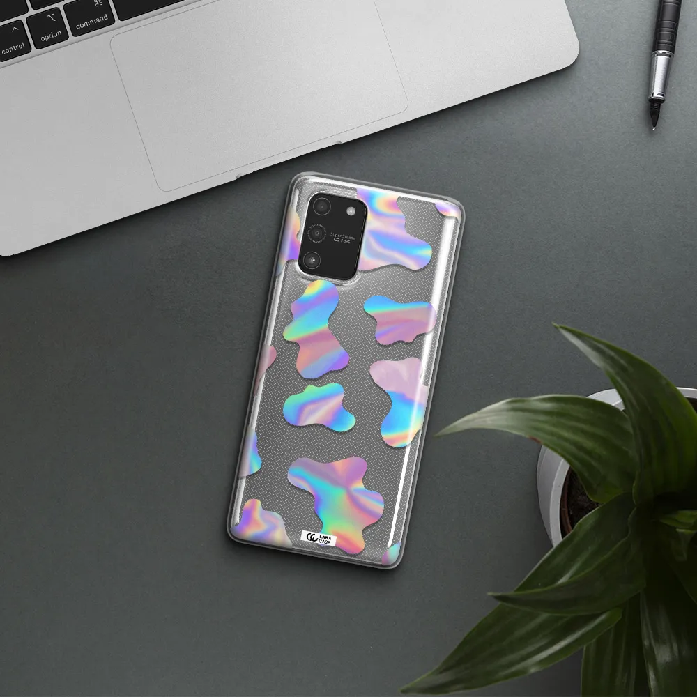 Colorful Spots Samsung A91 Clear TPU Case