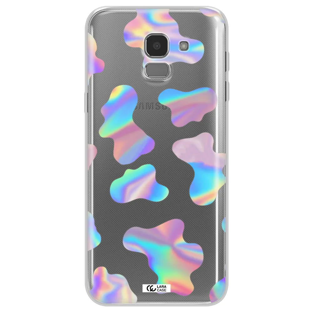 Colorful Spots Samsung J6 Clear TPU Case