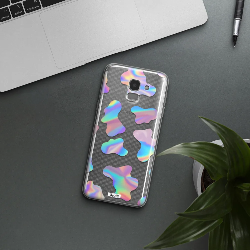 Colorful Spots Samsung J6 Clear TPU Case