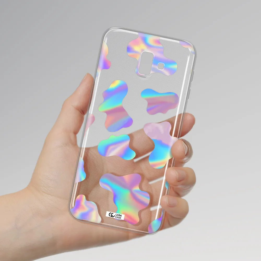Colorful Spots Samsung J6 Plus Clear TPU Case