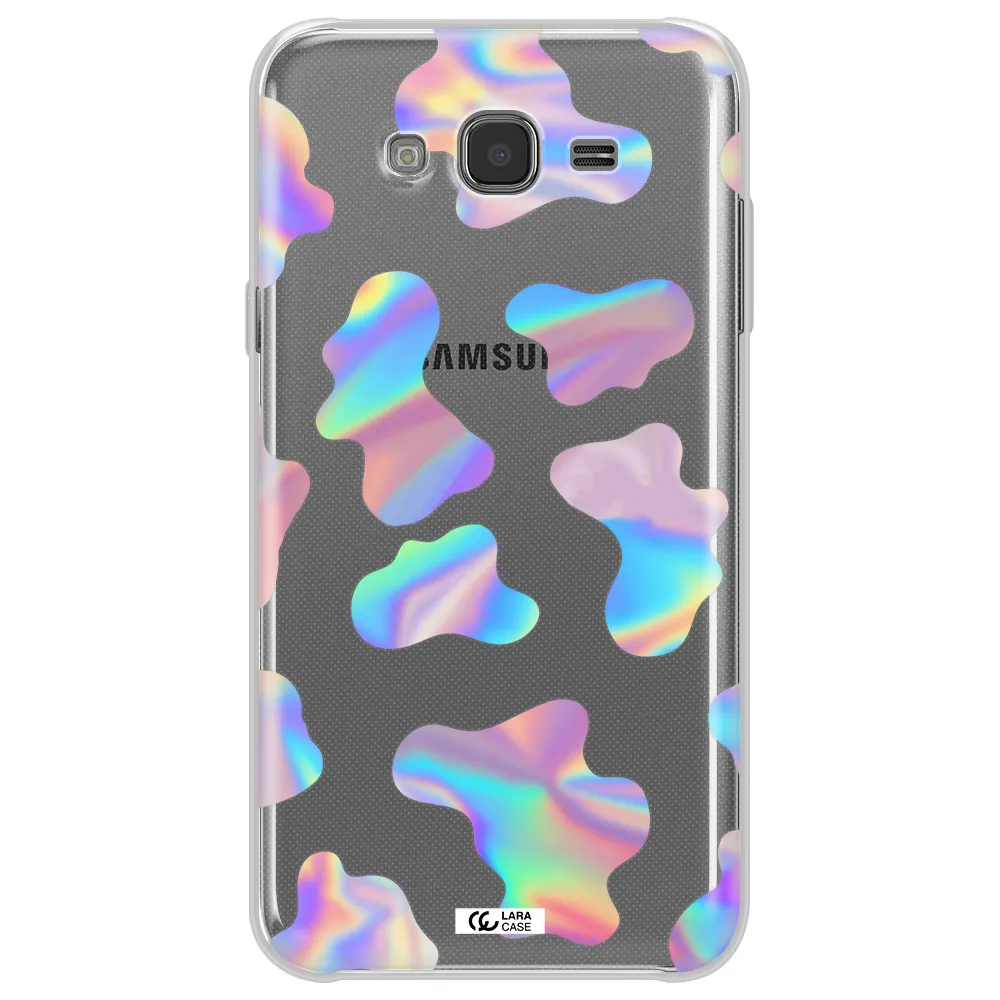 Colorful Spots Samsung J7 Clear TPU Case