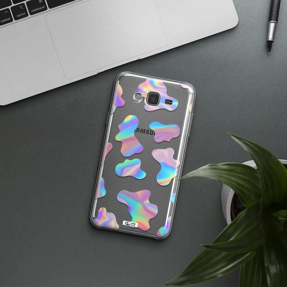 Colorful Spots Samsung J7 Core Clear TPU Case