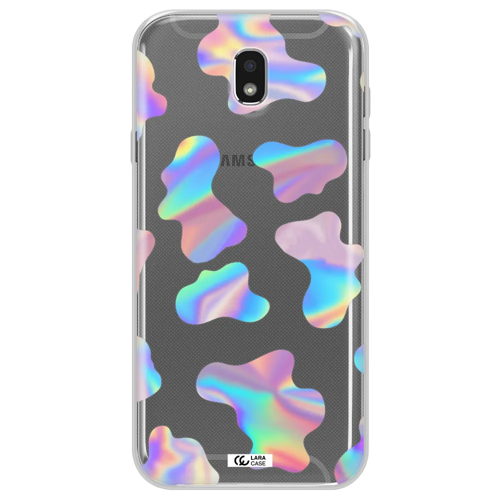 Colorful Spots Samsung J7 Pro Clear TPU Case