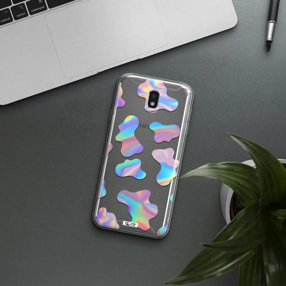 Colorful Spots Samsung J7 Pro Clear TPU Case