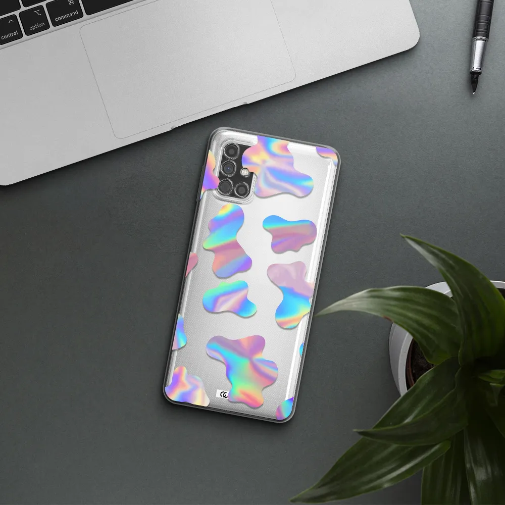 Colorful Spots Samsung M51 Clear TPU Case