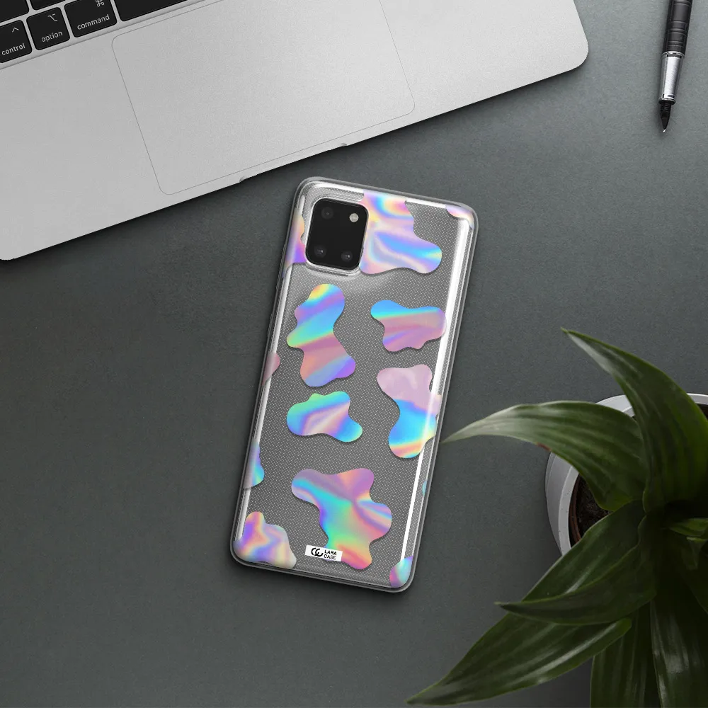 Colorful Spots Samsung Note 10 Lite Clear TPU Case