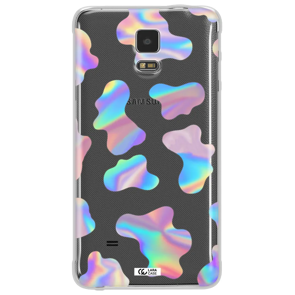 Colorful Spots Samsung Note 4 Clear TPU Case