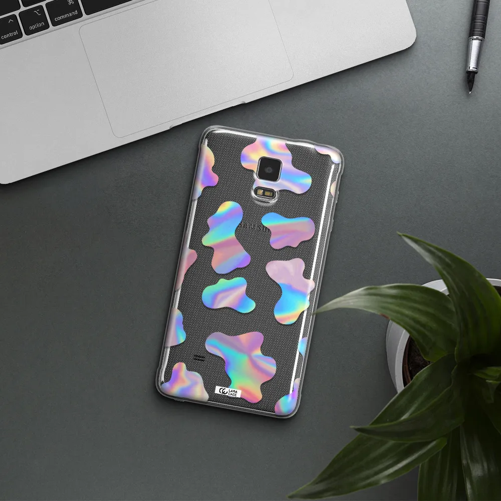 Colorful Spots Samsung Note 4 Clear TPU Case
