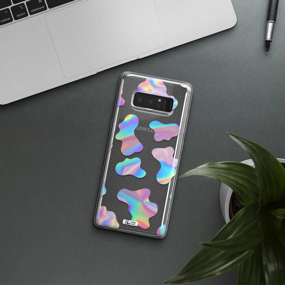 Colorful Spots Samsung Note 8 Clear TPU Case