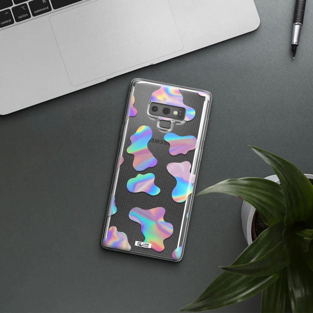 Colorful Spots Samsung Note 9 Clear TPU Case