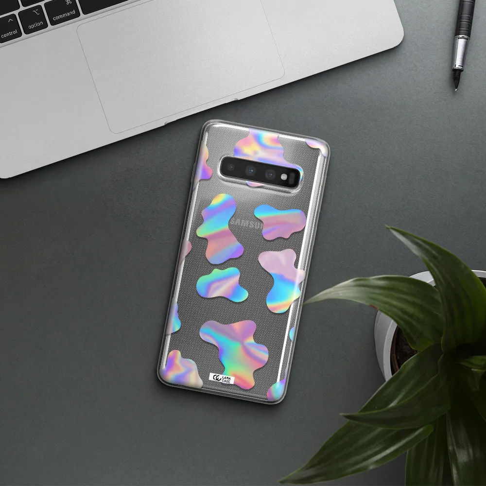 Colorful Spots Samsung S10 Clear TPU Case